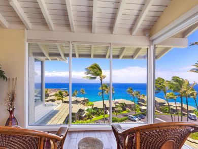Screened Lanai with Views Ocean